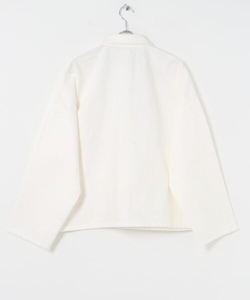URBAN RESEARCH（アーバンリサーチ）の「『別注』LOWERCASE×URBS　FACEカバーオール（デニムジャケット・メンズ・WHITE・M/L/XL）」の10枚目の写真