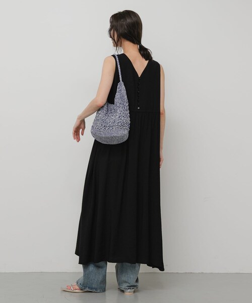 SENSE OF PLACE by URBAN RESEARCH(センスオブプレイスバイアーバンリサーチ)の「メタリックヤーンバッグ(かごバッグ・レディース・SILVER/NAVY/BROWN/MIX・One)」の19枚目の写真