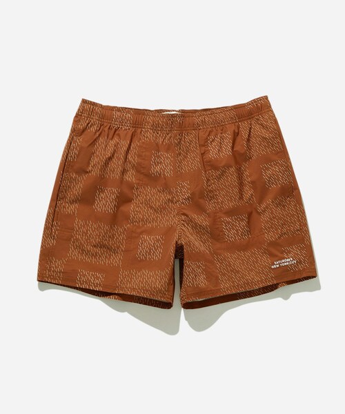 Saturdays NYC（サタデーズ ニューヨークシティ ）の「Talley Tuahine Swim Short（水着・メンズ・オフホワイト/キャメル・L/M/S/XL/XS）」の8枚目の写真