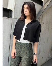 EMODA | 【セットアップ着用可】オーバーショートシャツ(シャツ/ブラウス)