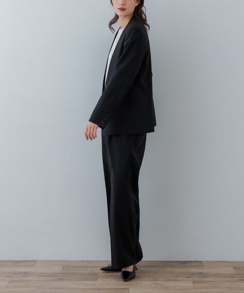 URBAN RESEARCH（アーバンリサーチ）の「『2サイズ展開』ノーカラージャケット（ノーカラージャケット・レディース・BEIGE/BLACK/NAVY・36/38）」の16枚目の写真