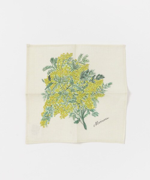 URBAN RESEARCH DOORS（アーバンリサーチドアーズ）の「『WEB限定』fog linen work　ミニハンカチ ISABELLE BOINOT（タオル・メンズ・ミモザ/スイセン/アジサイ/ポピー・-）」の6枚目の写真