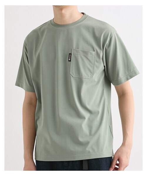 nissen（ニッセン）の「ポケット付き半袖Tシャツ　ファーストダウンエクスプロレーションギア　FDEX（Tシャツ/カットソー・メンズ・05チャコールグレー/06ブラック/64カーキ・M/L/LL）」の8枚目の写真