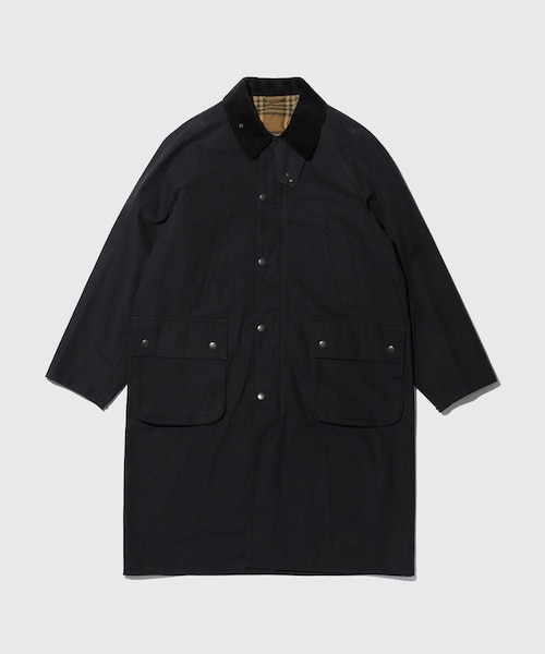 ADAM ET ROPE'(アダムエロペ)の「【blurhms/ブラームス】H Twist Gaba Riding Coat(ダウンジャケット/コート・メンズ・ブラック・2/3)」の2枚目の写真