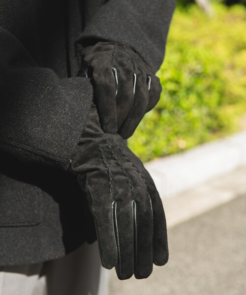 URBAN RESEARCH DOORS（アーバンリサーチドアーズ）の「スエードレザーグローブ（ベルト・メンズ・BLACK/BROWN・-）」の5枚目の写真