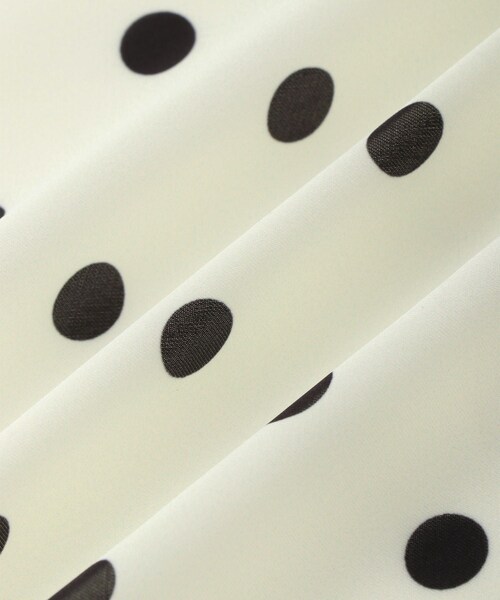 ROPE' PICNIC（ロペピクニック）の「ドット柄スカーフ（バンダナ/スカーフ・レディース・キナリ/ネイビー/ピンク・F）」の9枚目の写真