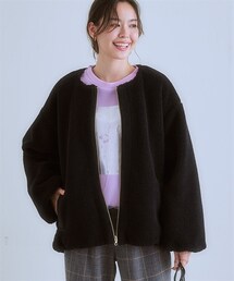 nissen | ボア＆中綿リバーシブルコート(その他アウター)