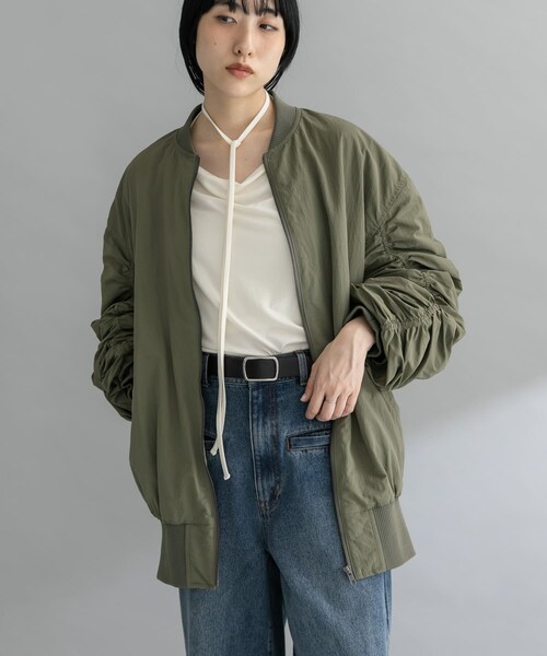 『WEB/一部店舗限定』BACKシャーリングMA-1