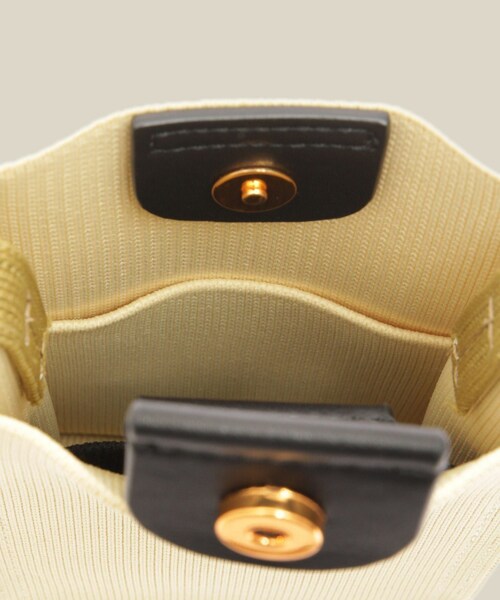 ROPE'（ロペ）の「【E'POR】GADGET Shoulder Mini【超軽量】（ショルダーバッグ・レディース・ブラック/ベージュ/クリーム・F）」の12枚目の写真