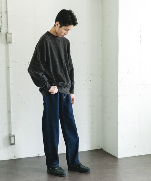 URBAN RESEARCH DOORS（アーバンリサーチドアーズ）の「モールニットプルオーバー（ニット/セーター・メンズ・GREIGE/SAGE/CHARCOAL・M/L）」の11枚目の写真