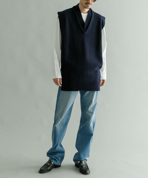 URBAN RESEARCH(アーバンリサーチ)の「Maison Margiela STOLE(ベスト・メンズ・695F D.grn/511F NAVY・S)」の7枚目の写真