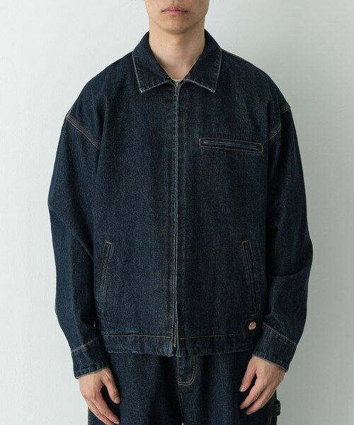 URBAN RESEARCH Sonny Label（アーバンリサーチサニーレーベル）の「『別注』RED KAP×Sonny Label　デニムジップブルゾン（デニムジャケット・メンズ・インディゴ/ワンウォッシュ・M/L）」の13枚目の写真