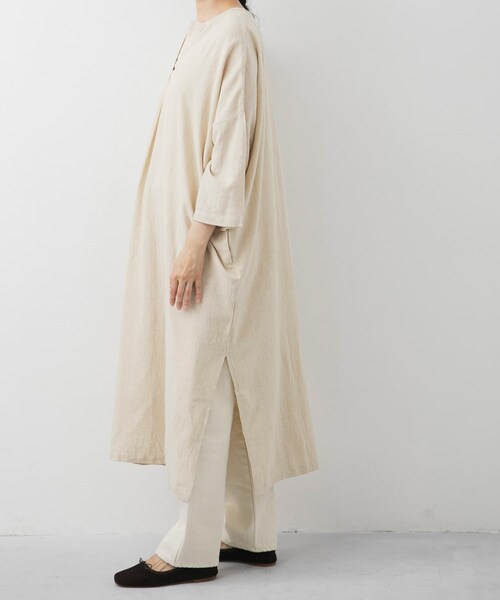 ノイルシルクカフタンドレス