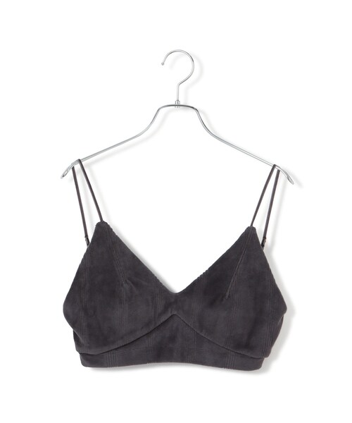 VIS（ビス）の「【Miller】VIS別注モデルベロアルームブラ【洗える】（キャミソール・レディース・ライトグレー/オフホワイト/レッド系・F）」の17枚目の写真