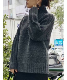 MURUA | バックスリットニットチュニック(ニット/セーター)