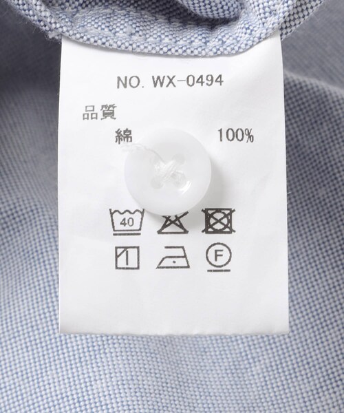 THE GOODLAND MARKET（ザグッドランドマーケット）の「WAX　OXFORD WORK SHIRT（シャツ/ブラウス・メンズ・GRAY/BLUE・M/L）」の13枚目の写真