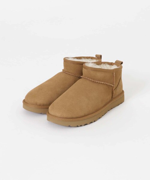 URBAN RESEARCH（アーバンリサーチ）の「UGG　CLASSIC ULTRA MINI（ブーツ・レディース・BLACK/CHESTNUT・22/23/24/25）」の6枚目の写真