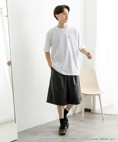 SENSE OF PLACE by URBAN RESEARCH(センスオブプレイスバイアーバンリサーチ)の「『別注』HOT STUFF×SENSE OF PLACE プリントTシャツ A(Tシャツ/カットソー・メンズ・WHITE/CHARCOAL/YELLOW・M/L)」の10枚目の写真