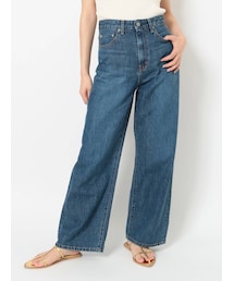 Ungrid | ハイウエストオーガニックコットンルーズデニム(デニムパンツ)