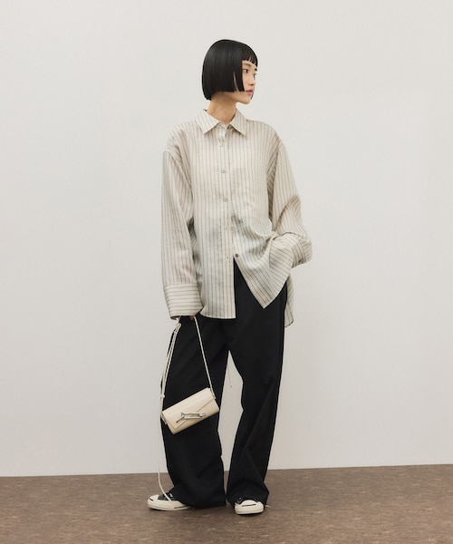 ADAM ET ROPE'（アダムエロペ）の「【TAD FAB（タッド ファブ）】BOX MINI（ショルダーバッグ・レディース・ブラック/ホワイト/ピンク・F）」の15枚目の写真