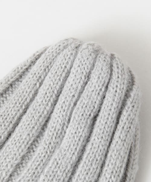 URBAN RESEARCH DOORS（アーバンリサーチドアーズ）の「HIGHLAND 2000　watch cap∴（ニットキャップ/ビーニー・レディース・White/Lt grey/Brown・FREE）」の5枚目の写真
