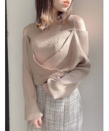 dazzlin | カシュクールニットプルオーバー(ニット/セーター)