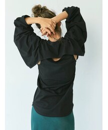 Ungrid | レイヤードバックオープンTee(Tシャツ/カットソー)