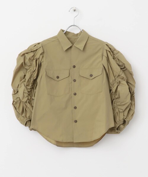 URBAN RESEARCH ROSSO（アーバンリサーチロッソ）の「leinwande　Flower Babble Work Shirts（シャツ/ブラウス・レディース・Navy/Khaki・FREE）」の9枚目の写真
