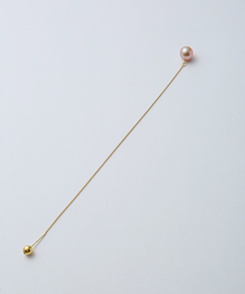 ROPE'(ロペ)の「R(ロペ アール)K10 ピンクパールアメリカンピアス(ピアス(両耳用)・レディース・ゴールド・F)」の12枚目の写真