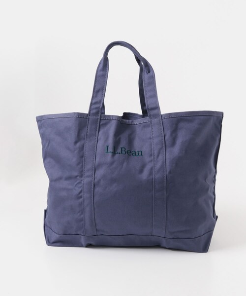 URBAN RESEARCH DOORS(アーバンリサーチドアーズ)の「L.L.Bean GROCERY TOTE LOGO LARGE(トートバッグ・レディース・BLACK/PLATINUM/BROWN/BEIGE/NATURAL/INDIGO・One)」の6枚目の写真