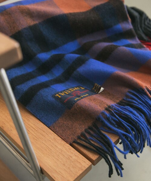 URBAN RESEARCH DOORS(アーバンリサーチドアーズ)の「『一部別注カラー』TWEED MILL Lambswool Stole(マフラー・レディース・Scone CHK/BLU/GRN/CHOCOLATE/McKeller/別注C/GRY/別注T/CHK・Free)」の7枚目の写真