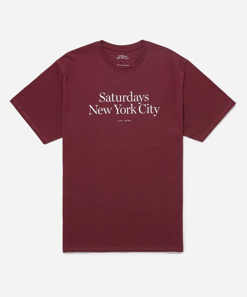 Saturdays NYC(サタデーズ ニューヨークシティ )の「Miller Standatrd Ss Tee(Tシャツ/カットソー・メンズ・ブラック/ホワイト/オフホワイト/ダークブラウン/ベージュ・L/M/S/XL)」の10枚目の写真