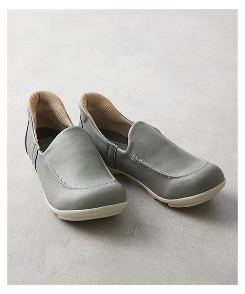 nissen（ニッセン）の「リゲッタ（ツヴォル）スットオン　モカシンスリッポン（バレエシューズ・メンズ・黒×黒/グレー/グレーブルー・S=22.0~22.5cm/M=23.0~23.5cm/L=24.0~24.5cm/LL=25.0~25.5cm）」の10枚目の写真