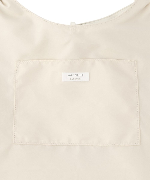 ROPE' PICNIC(ロペピクニック)の「洗えるバッグ シーンレスワンハンドルトートバッグ/A4対応・イージーケア(トートバッグ・レディース・ブラック/キナリ/シルバー系・F)」の19枚目の写真