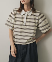 SENSE OF PLACE by URBAN RESEARCH | マルチボーダーカットポロシャツ(ポロシャツ)