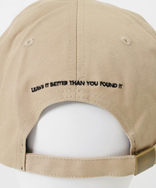 THE GOODLAND MARKET（ザグッドランドマーケット）の「PARKS PROJECT　PARKS-TWIL PARKS LOGO CAP（キャップ・メンズ・BEIGE/NAVY/GRAY・FREE）」の8枚目の写真