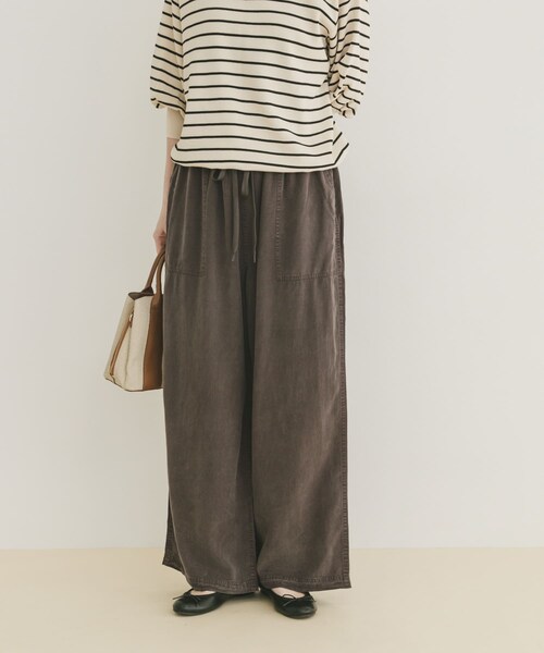ITEMS URBANRESEARCH（アイテムズ アーバンリサーチ）の「リラクシーイージーパンツ（その他パンツ・レディース・CHA/M.GRY/BRN・Free）」の6枚目の写真