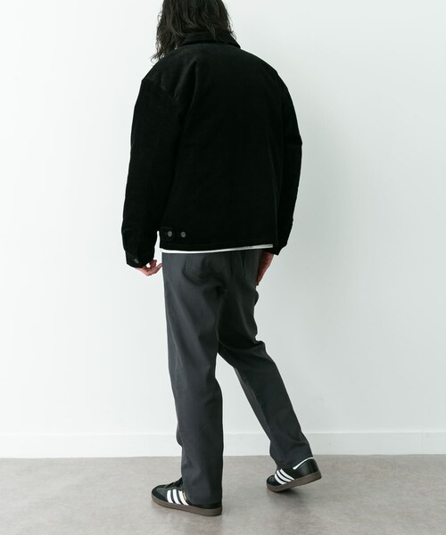 URBAN RESEARCH Sonny Label（アーバンリサーチサニーレーベル）の「裏起毛スリムイージーテーパードパンツ（その他パンツ・メンズ・ブラック/チャコール・S/M/L）」の19枚目の写真
