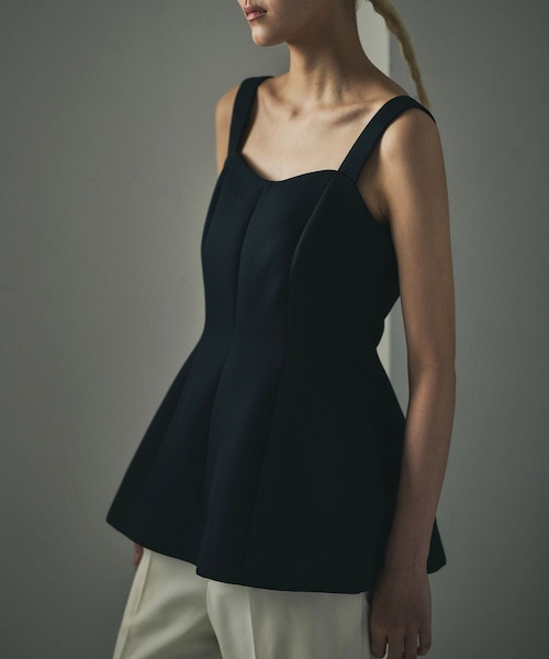 ROPE'(ロペ)の「【一部店舗限定】【REALM(レルム)】CAMISOLE TOPS|トップス(その他トップス・レディース・ブラック・38)」の3枚目の写真