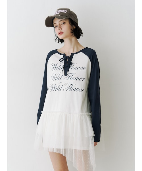 かぐれ kagure ローゲージリブプルオーバー グレー ペルー製 ウール