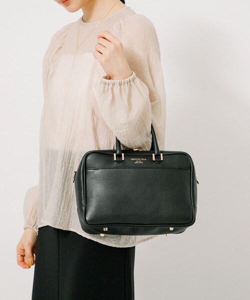 URBAN RESEARCH（アーバンリサーチ）の「CHRISTIAN VILLA　PEGGY（ハンドバッグ・レディース・BLACK/BEIGE・-）」の6枚目の写真