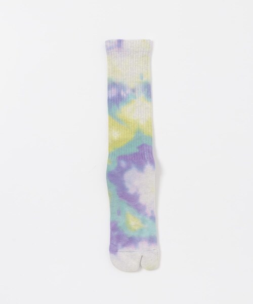 EKAL(エカル)の「NODAL TIE DYE LONG SOCKS(その他アンダーウェア/インナー・メンズ・ORANGE/PURPLE/GREEN/PINK・One)」の9枚目の写真
