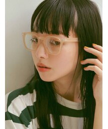 Ungrid | スクエアフレーム伊達メガネ(メガネ)