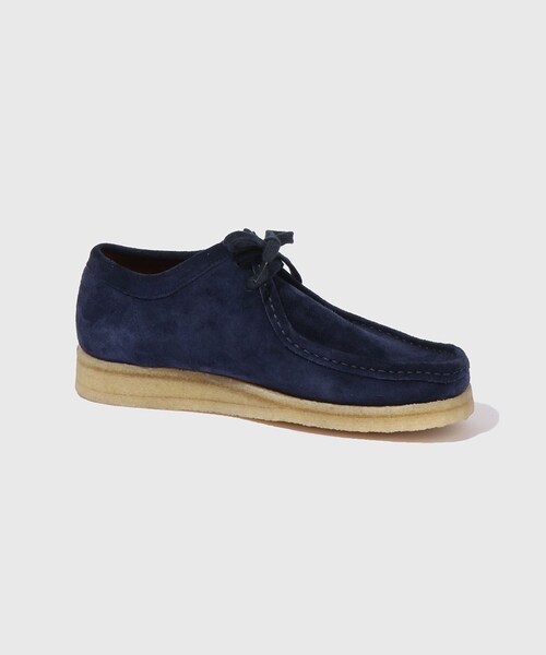 ADAM ET ROPE'（アダムエロペ）の「【Padmore&Barnes for WILD LIFE TAILOR】EX SUEDE MOC（モカシン/デッキシューズ・メンズ・ネイビー・24.5/25.5/26.5/27.5）」の8枚目の写真
