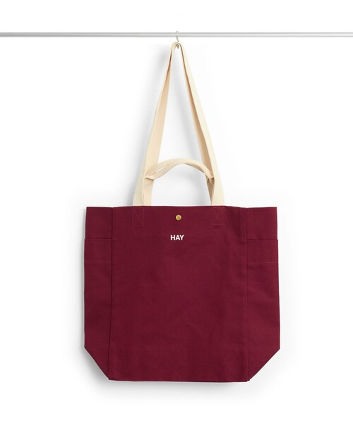 SENSE OF PLACE by URBAN RESEARCH（センスオブプレイスバイアーバンリサーチ）の「HAY　Everyday Tote Bag（トートバッグ・メンズ・SoftYellow/GRAY/PURPLE/DarkGreen/E.Blue/BURGUNDY/MOCHA・One）」の8枚目の写真