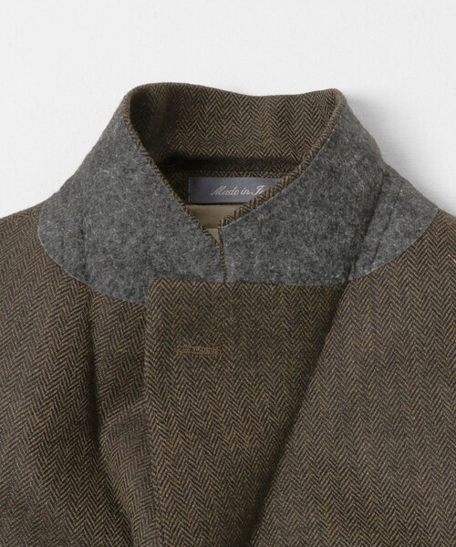 THE GOODLAND MARKET（ザグッドランドマーケット）の「77circa　make v shape tweed jacket（テーラードジャケット・レディース・brown1/brown2/brown3/brown4・one）」の15枚目の写真