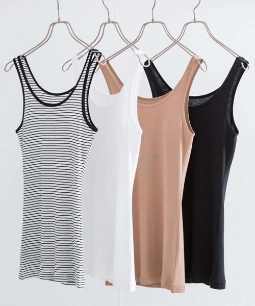 URBAN RESEARCH（アーバンリサーチ）の「『UR TECH』タンクトップ（タンクトップ・レディース・WHT/BLK/WHITE/BLACK/MOCHA・FREE）」の20枚目の写真