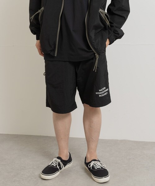 THE GOODLAND MARKET（ザグッドランドマーケット）の「Western Hydrodynamic　nylon shorts（その他パンツ・メンズ・BLACK/NAVY・M/L）」の4枚目の写真
