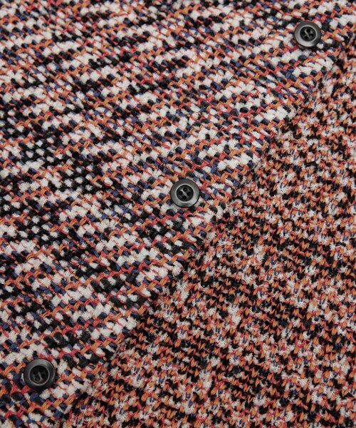 ROPE'（ロペ）の「【COOHEM】VELVET CHECK TWEED JACKET (コーヘン/ツイードジャケット)（ブルゾン・レディース・ダークブラウン/オレンジ系・F）」の12枚目の写真