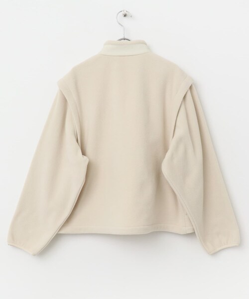 EKAL（エカル）の「デタッチャブルフリースブルゾン（ブルゾン・レディース・オフ/チャコール・one）」の16枚目の写真